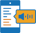 Icon representing communication and awareness