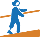 Icon representing physical accessibility features