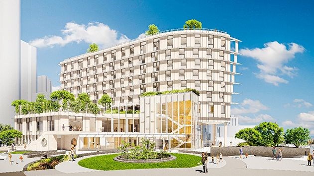 Coal Harbour Rendering Landing