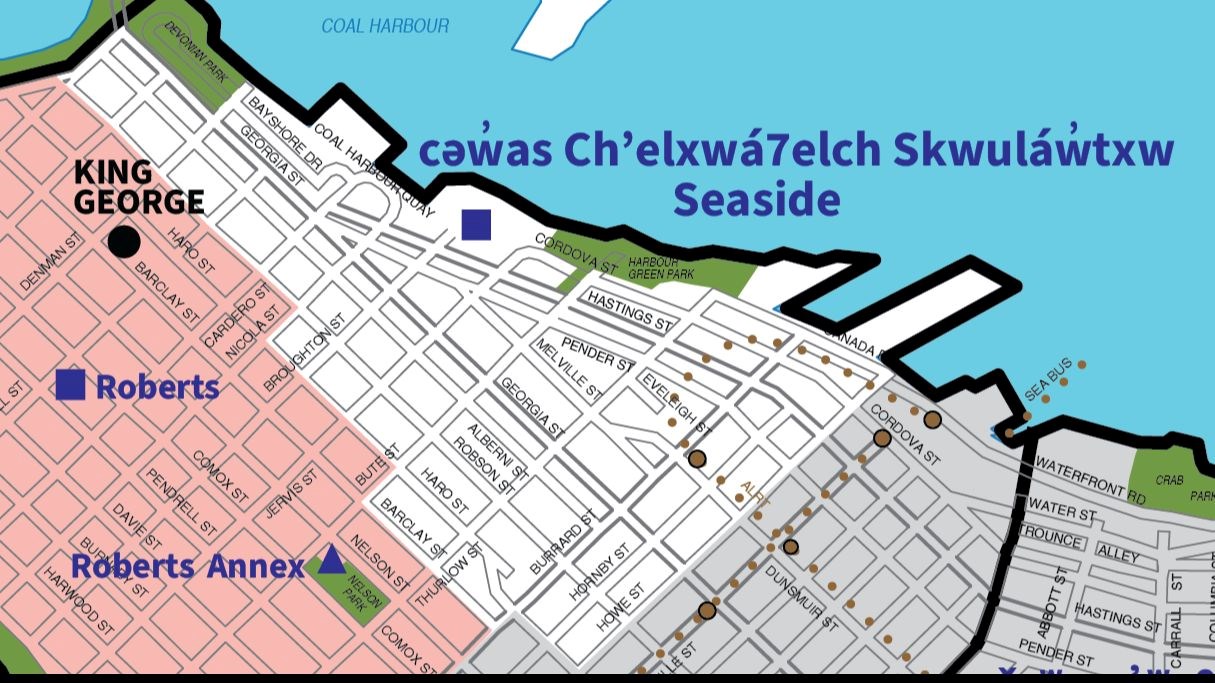 cəw̓as Ch’elxwá7elch Skwuláw̓txw Seaside Elementary