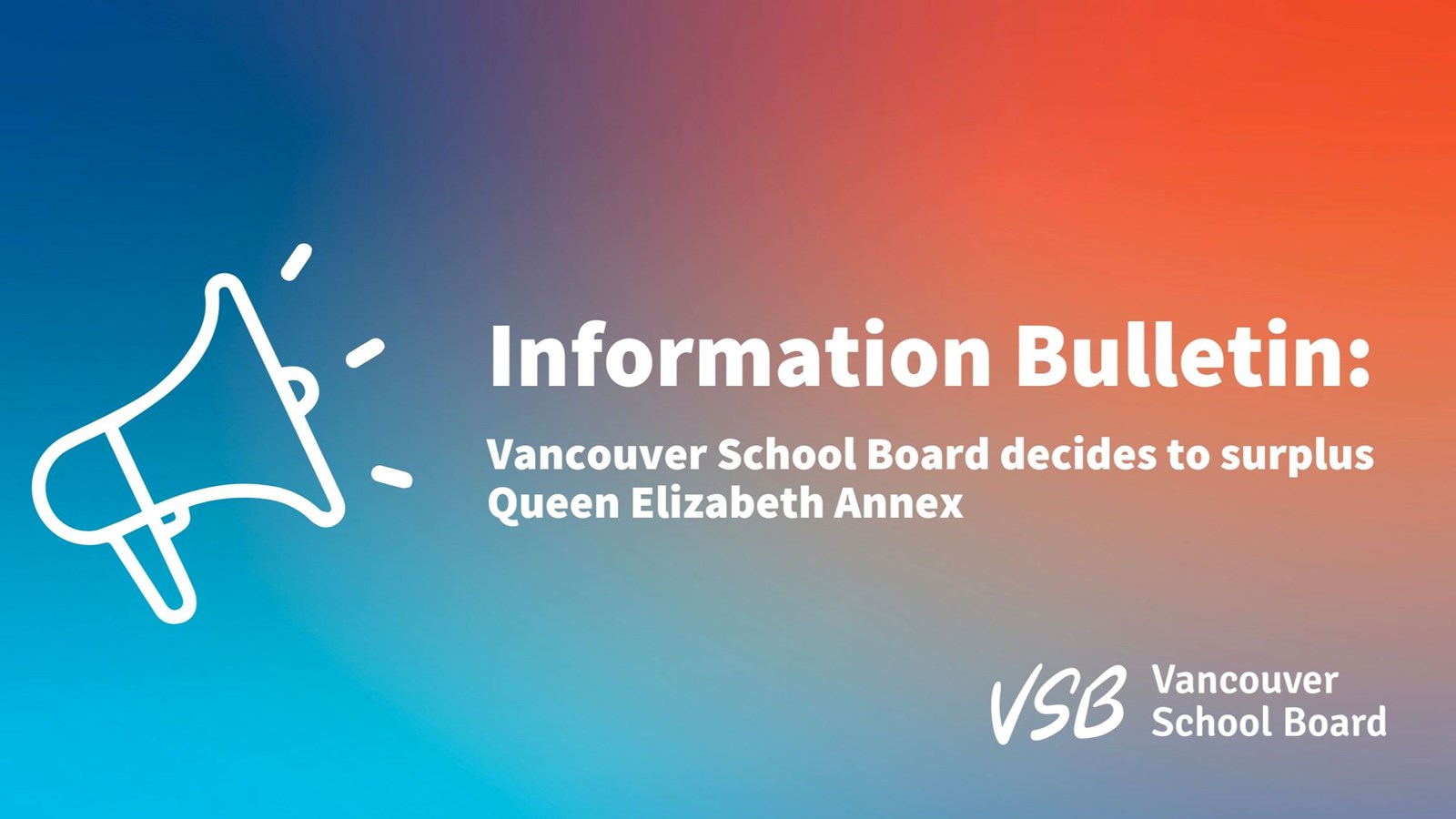 Vancouver School Board decides to surplus Queen Elizabeth Annex