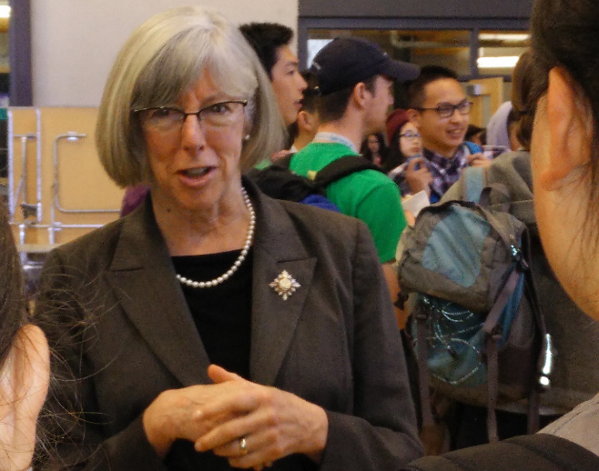 Students had a chance to mingle with the Hon. Judith Guichon, Lt. Governor of British Columbia, 