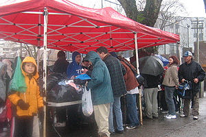 Begbie students at Oppenheimer park