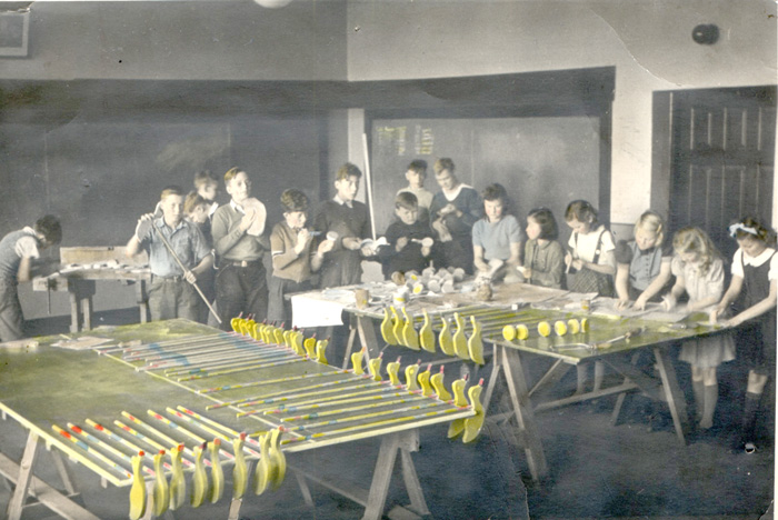 Making toys in 1940's