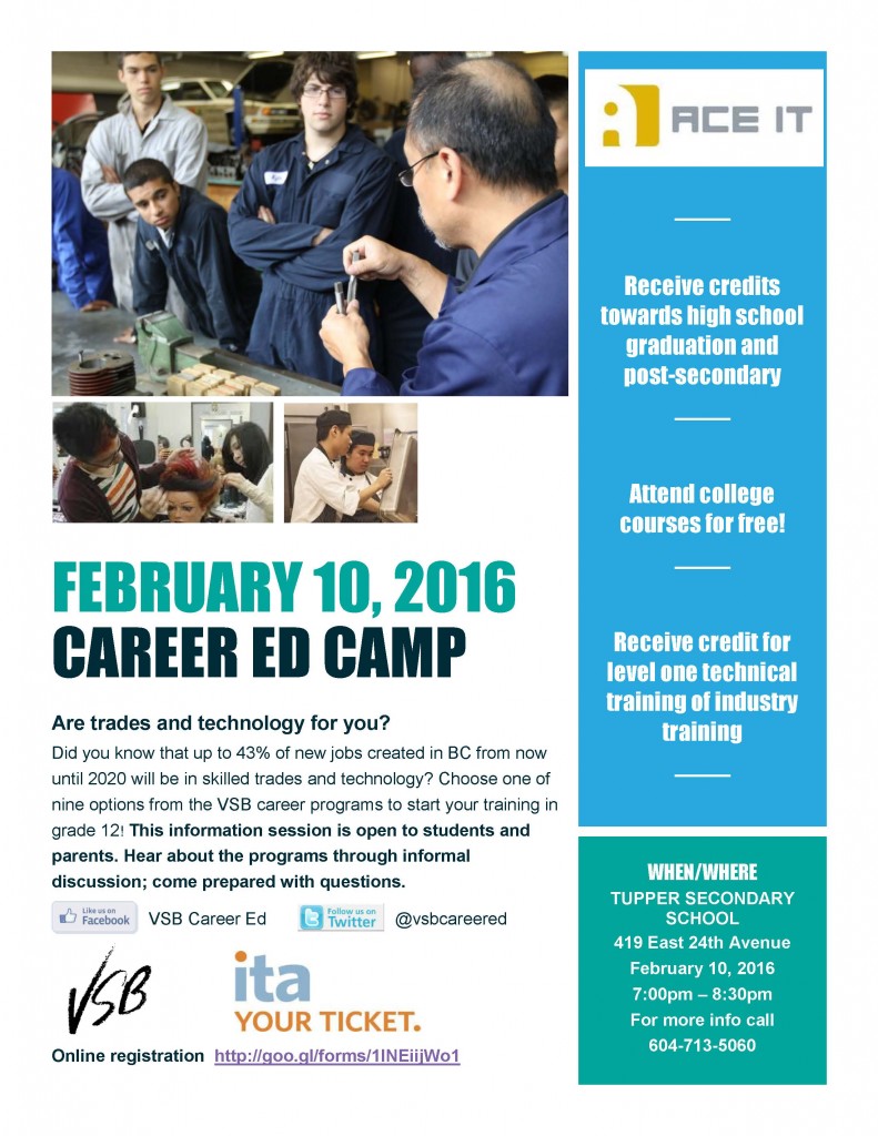 Career Ed 2016